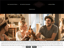 Tablet Screenshot of maison-milhau.com